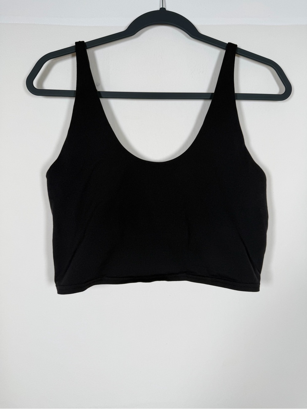 Prana Black Scoop Neck Crop Top - Workout, Yoga, Pilates, Lifting, Outdoors